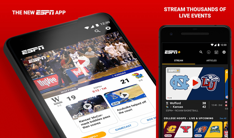 WatchESPN main features