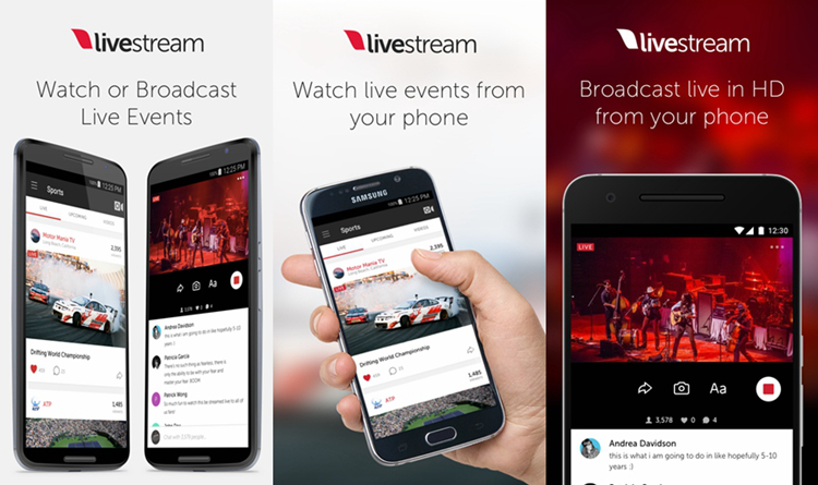 Livestream main features