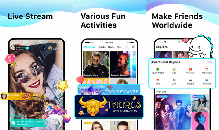 Bigo Live main features